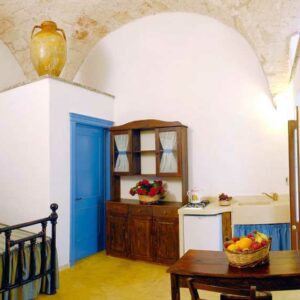 built-in kitchen with small kitchenette