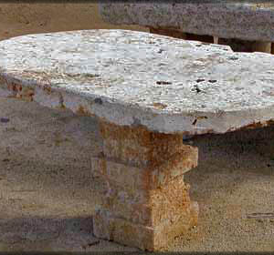 Tuff table for garden furniture