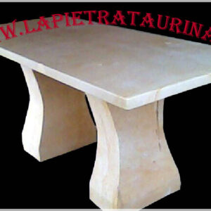 Garden table in italian stone