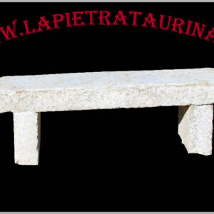 Stone bench for garden furniture