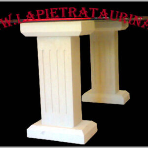 Display counter for shop in italian stone