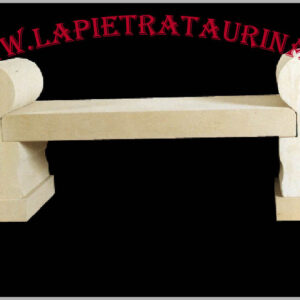 Stone seat for garden furniture