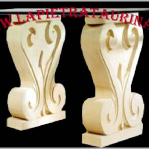 Feet in italian stone for antique tables
