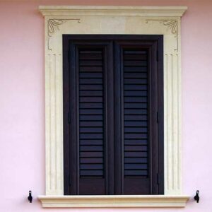 carved stone frame for windows