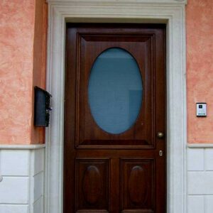 stone frame with bas-relief