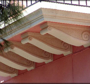 Coating for a stone canopy