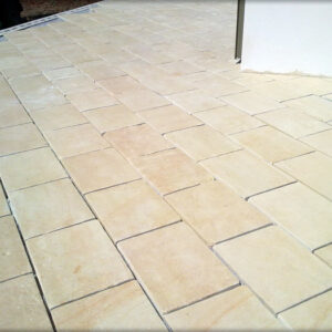 Floating natural stone floors