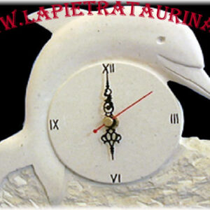 dolphin stone clock