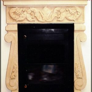 Stone cladding for pellet stoves