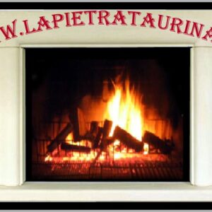 Stone cladding for prefabricated fireplaces