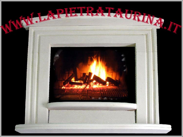 Stone cladding for open fireplaces