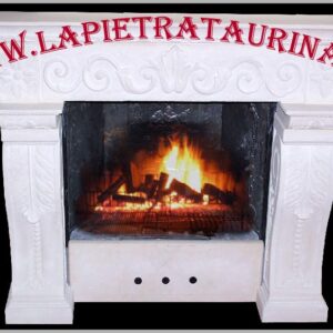 Stone cladding for fireplaces