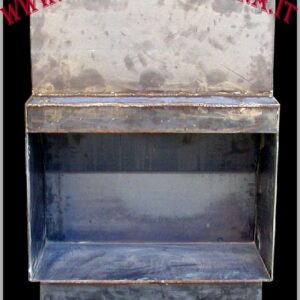 Fireplace insert to heat the air with wood